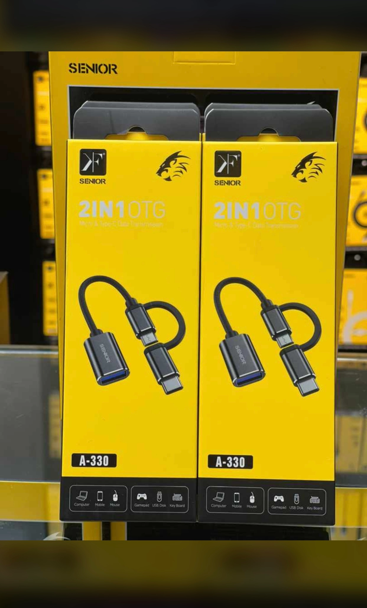 مبدل OTG تایپسی+میکرو سینیور کوفنگ A-330