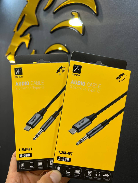 کابل AUX 3.5 mm به تایپ سی سینیور کوفنگ A-390