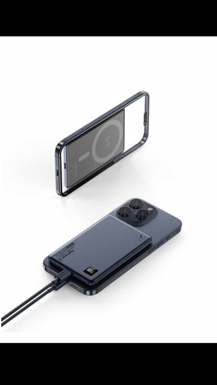 پاور بانک مگسیف دار وایرلس شارژ سینیور کوفنگ 5000 میلی آمپر PW -550