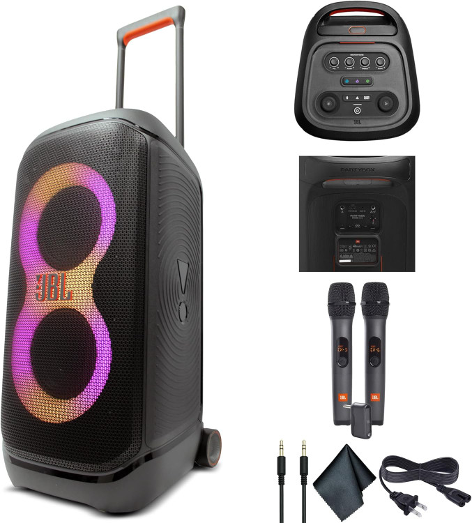 اسپیکر بلوتوثی جی بی ال مدل partybox Stage 320 با بیمه ایران