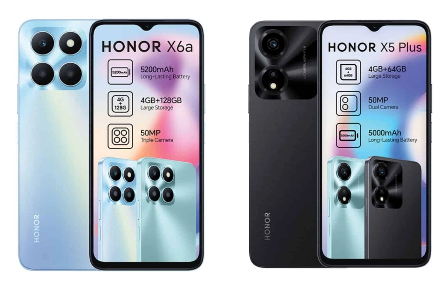 گوشی موبایل آنر X5 PLUS رم 4 گیگ رام و حافظه داخلی  64 گیگ 4G
