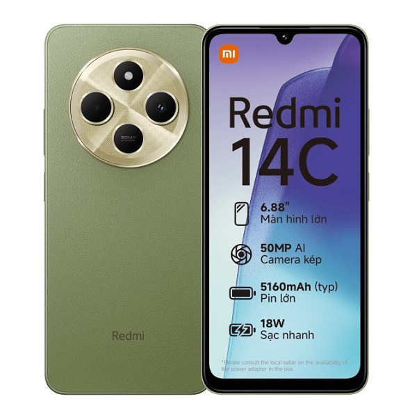 ردمی 14C شیائومی رم 6گیگ رام و حافظه داخلی 128 گیگ 4G