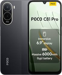 گوشی شیائومی POCO C81 PRO رم 4 گیگ رام و حافظه داخلی 128 گیگ 4G