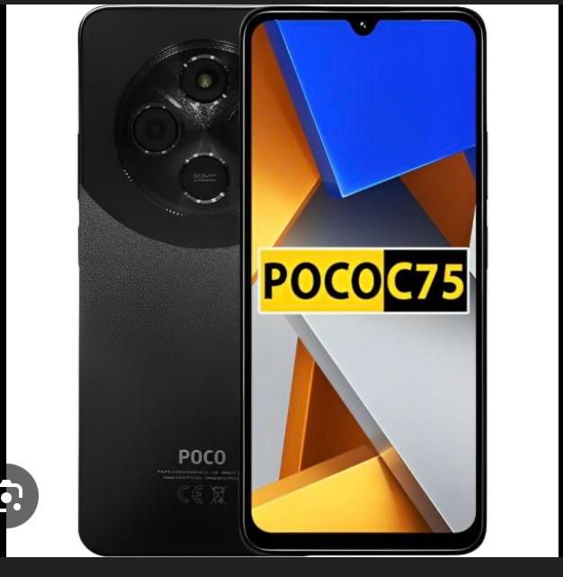 شیائومی پوکو C75 رم 6 گیگ  رام و حافظه داخلی  128 گیگ گلوبال  4G