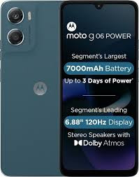 گوشی موتورولا G06 POWER رم 4 گیگ رام و حافظه داخلی 256 گیگ 4G