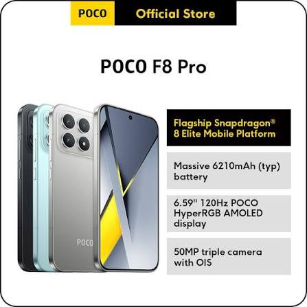 گوشی موبایل شیائومی پوکو F8 PRO رم 12 گیگ رام و حافظه داخلی 512 گیگ 5G