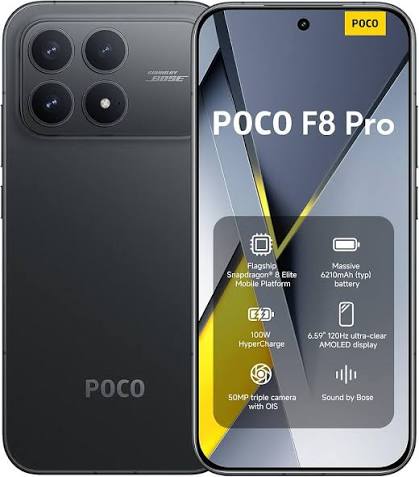 گوشی موبایل شیائومی پوکو F8 PRO رم 12 گیگ رام و حافظه داخلی 512 گیگ  5G