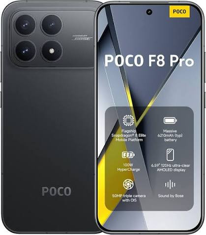 گوشی موبایل شیائومی پوکو F8 PRO رم 12 گیگ رام و حافظه داخلی 512 گیگ 5G