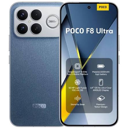 گوشی موبایل شیائومی پوکو F8 ULTRA رم 16 گیگ رام و حافظه داخلی 512 گیگ  5G