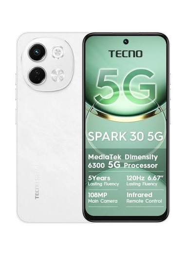 گوشی  موبایل تکنو  Spark 30 رم 8 گیگ رام و حافظه داخلی 256 گیگ  NFC  دار 5G